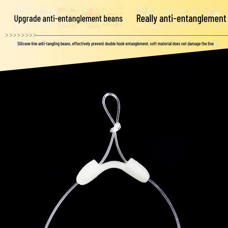 Комплект лески Gold Sleeve Anti-Tangle Double Hook для ловли карася