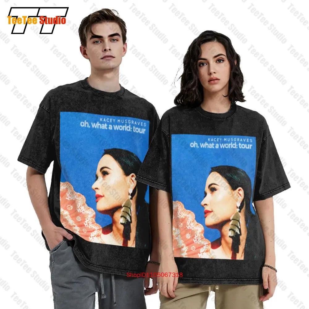 Kacey Musgraves Oh What A Worldtour Concert 2019 Streetwear Oversized T-Shirt HXXF
