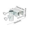 1Pcs Metal Umbrella Mount Clamp  For Garden Lawn Outdoor Yard Bleachers Deck Fences Poles