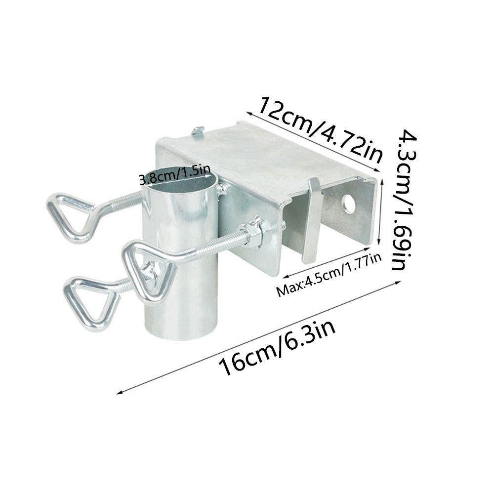 1Pcs Metal Umbrella Mount Clamp  For Garden Lawn Outdoor Yard Bleachers Deck Fences Poles