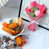 Gifts Artificial Knitted Flowers Mini Crochet Bouquet Knitted Small Bouquet Handmade Crafts