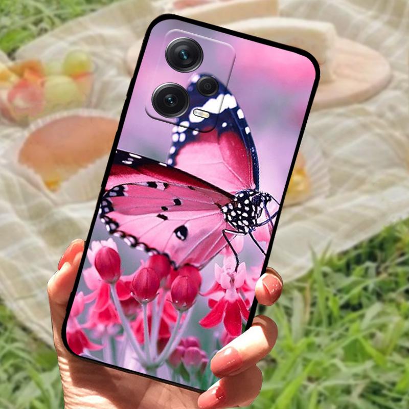 Чехол для Xiaomi Redmi Note 12 Pro 5G, Мягкий силикон, Ударопрочный ТПУ, Funda для Redmi Note 12 Pro 5G NFC, Защитный Capa