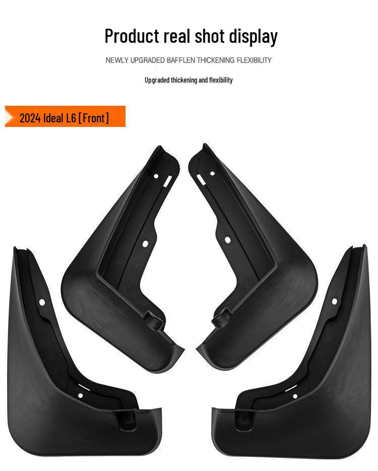 Ideal L6 Soft Rubber Car Mud Flaps