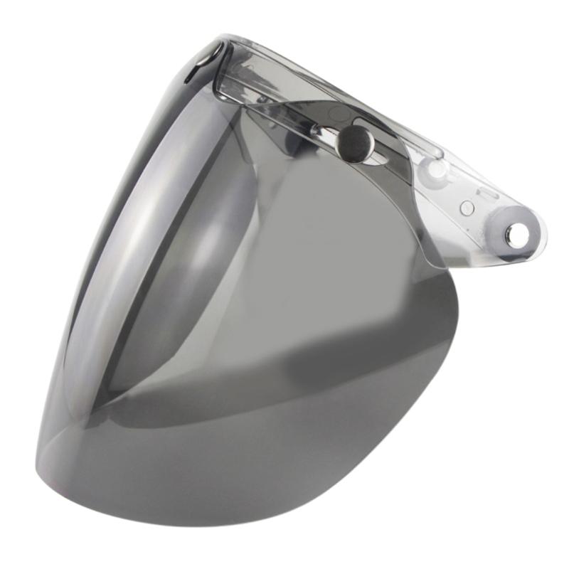 Универсальный 3-кнопочный открытый козырек Bubble Shield для мотоциклетного шлема, аксессуары