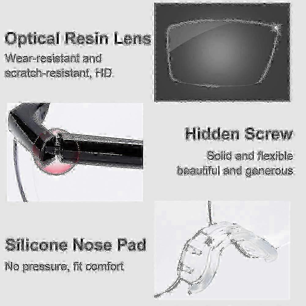 Magnifying glasses for elderly with 160% magnification, superimposed use