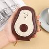 Органайзер для карт "Авокадо", Сумка-кошелек на молнии для хранения множества карт и удостоверений личности, Кошелек для мелочи.