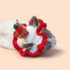 Вязаная кошачья рождественская шапка Санты для фестиваля, костюм для вечеринки для собак, косплей, наряд, праздничная шапка с оленьими рогами, фотореквизит для щенка