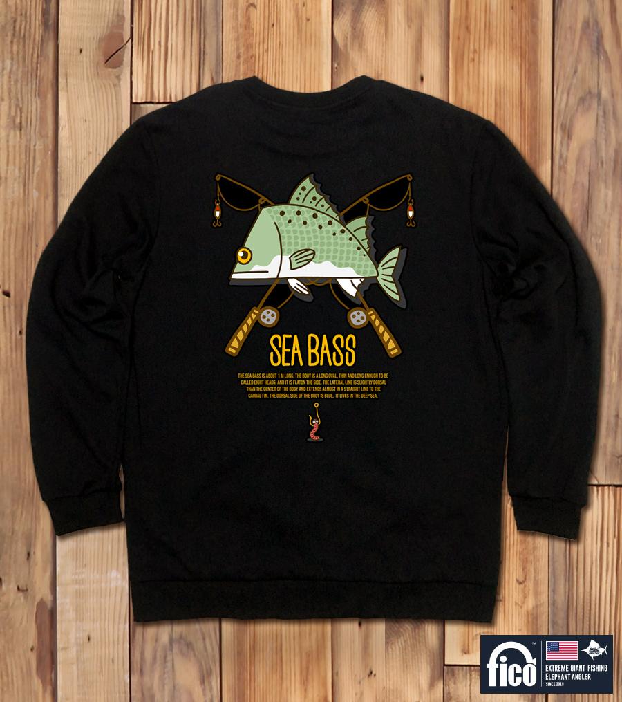 DOLDOL Fico-Mtm-118 Extreme Fishing Pico Season 2 Character Graphic Long Sleeve Sweatshirt