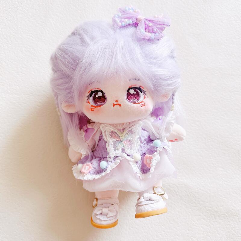 Cotton Doll 20cm Baby Clothes Star Doll Naked Doll Plush Toy Clothes Girl Birthday Gift