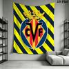 Villarreal Wall Tapestry Aesthetic Wall Hanging Printed Fabric Blanket Decorative Tapestries for Bedroom Living Room Home Decor