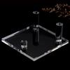 Acrylic Stand for Rock Display with Three Columns Home Use