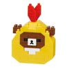 Kawada Nanoblock Chairoykoguma (Fried Shrimp) 160 Pieces, Ages 12 and Up, Rilakkuma NBCC175