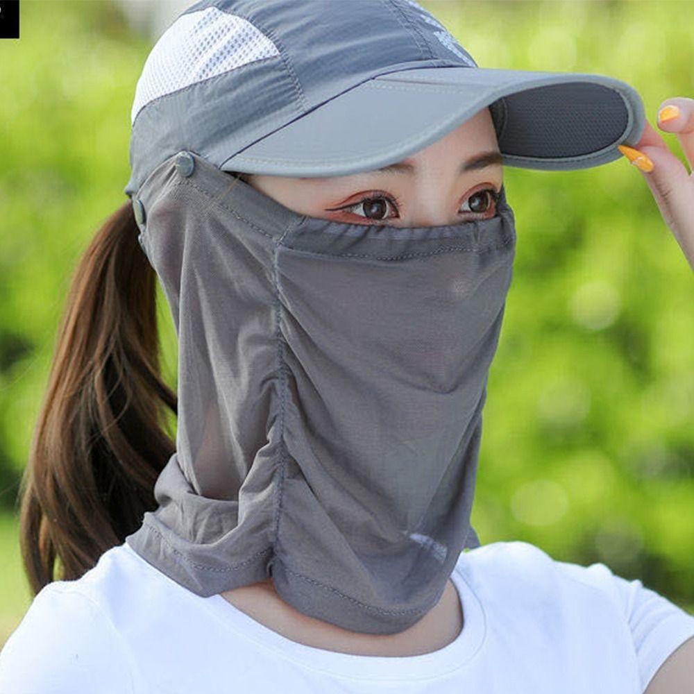 Quick-dry Hat Wide Brim Baseball Cap Neck Cover Face Cover Cap Sun Protection Hat Outdoor