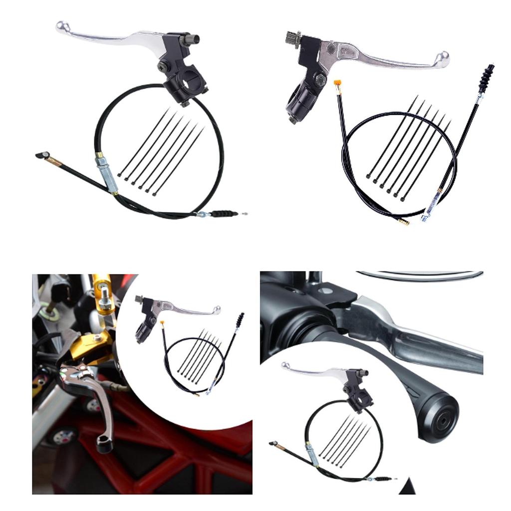 7/8-дюймовый руль левый рычаг сцепления трос сцепления, трос сцепления с регулятором для ремонта ATV Beach Off Road Motorcycle