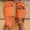 Fashion Summer Thick Platform Cloud Slippers Women Non Slip Shower Flip Flops Bathroom Super Soft Comfy Home Pillow Slides Sandals Woman