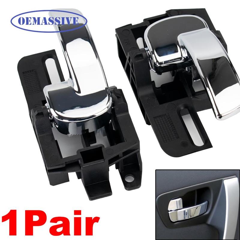 OEMASSIVE 2Pc Interior Handle For Nissan Hacker 2007-2013 Replacement ide Knob Left Right Front Rear 80670JD00E 80671JD00E