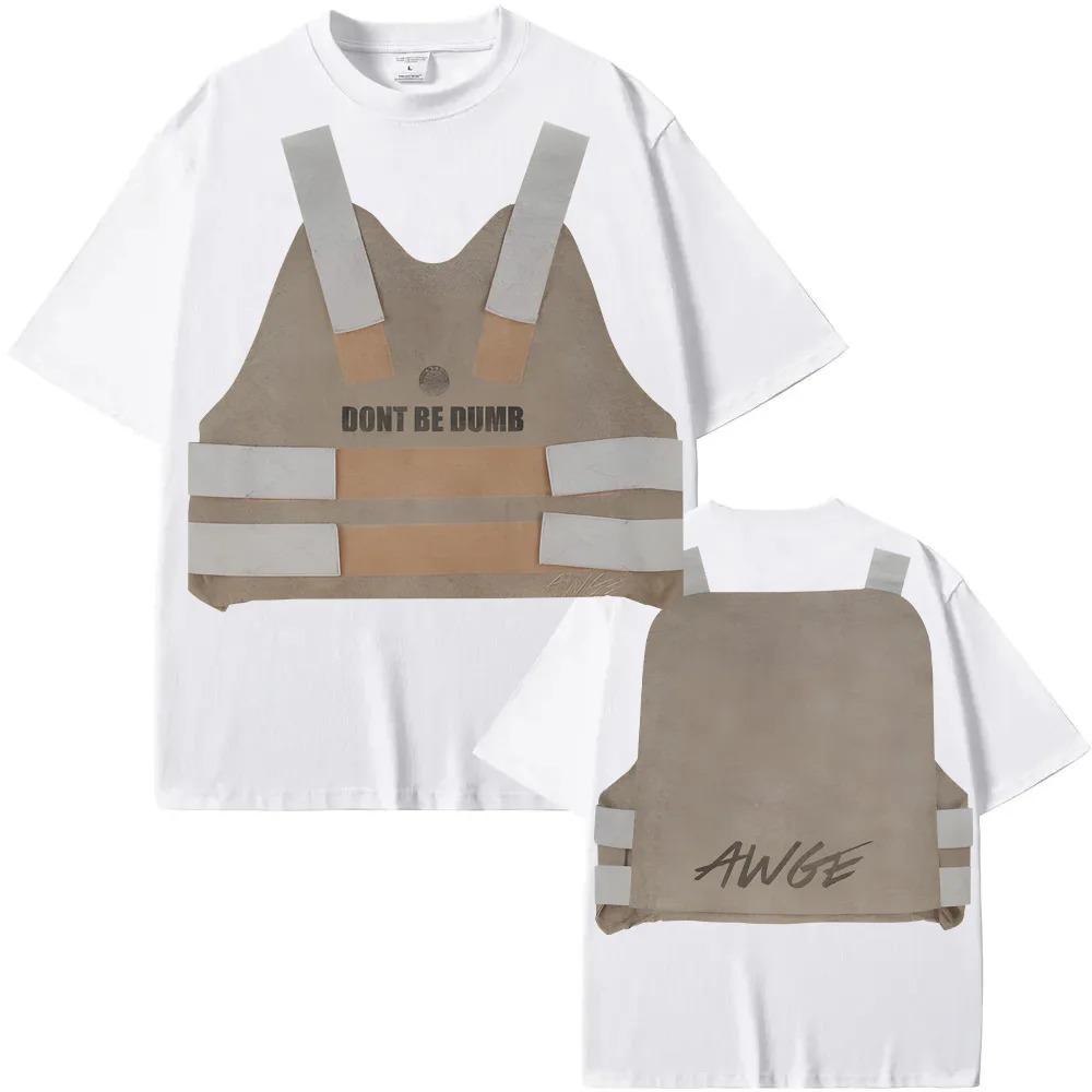 2026 New ASAP Rocky TShirt DBD Vest Pattern Print 100 Cotton Comfortable TShirt Harajuku Style Casual High Quality TShirt