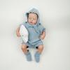 45 Cm Cloth Body Reborn Toddler Dolls LouLou Cute Lifelike Sleeping Newborn Babies Doll for Boy Hand Draw Hair Simulation Dolls Children's Day Present
