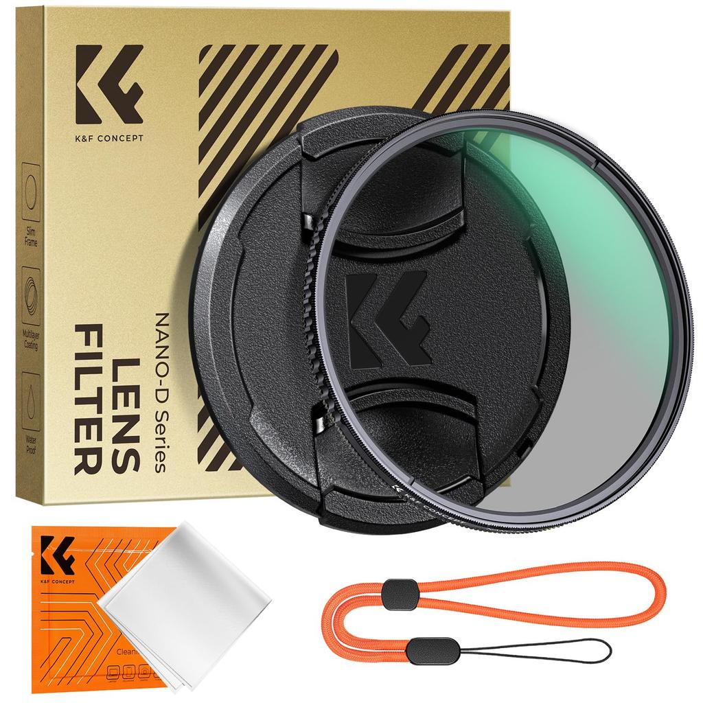 Concept 67mm CPL Filter for Reflection Adjustment with Lens Cap 24 Layer Nano Coating Circular Contrast Reflection Adjustment Water Repellent and