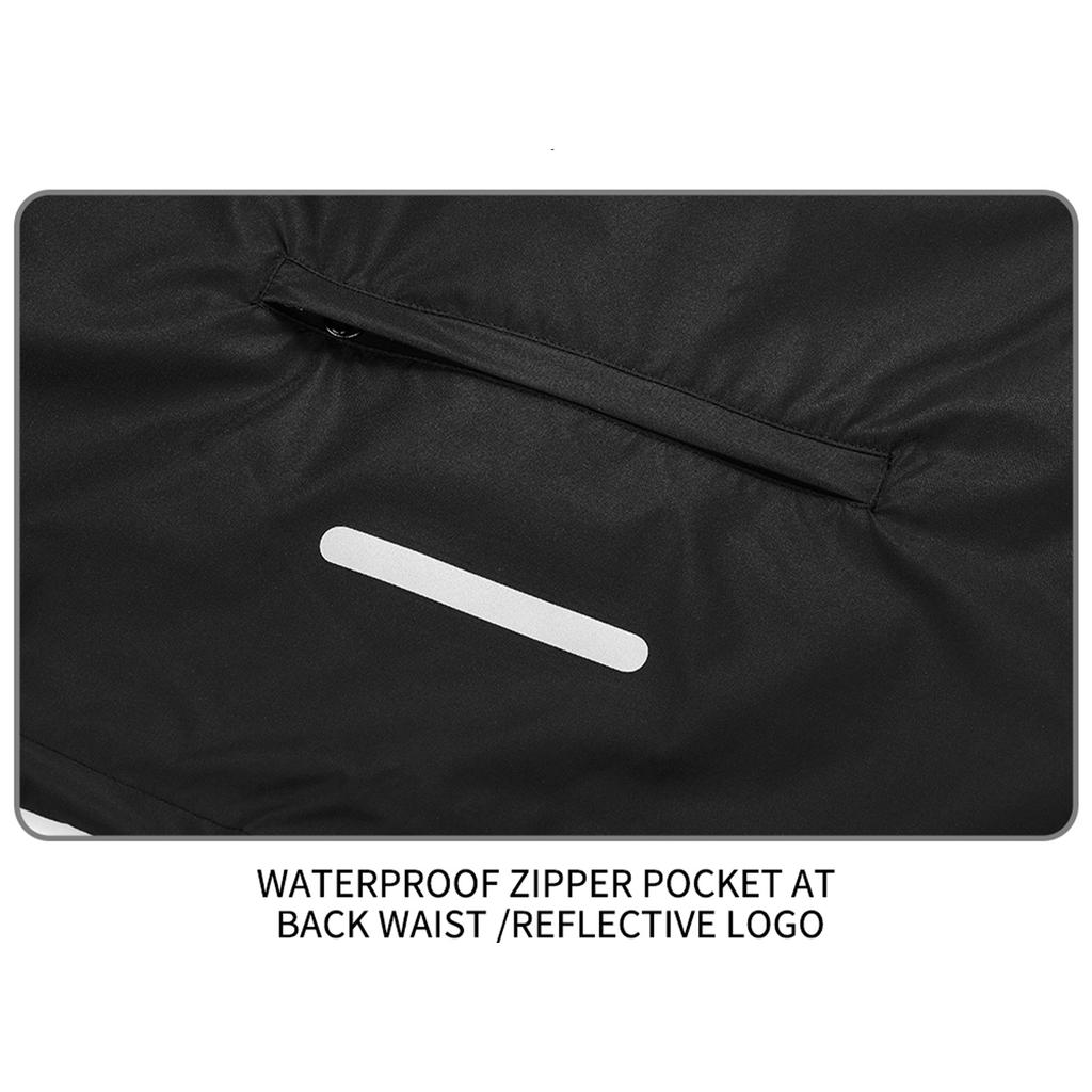 Женская легкая водонепроницаемая куртка Водонепроницаемая куртка для бега Куртка для походов Высокая видимость