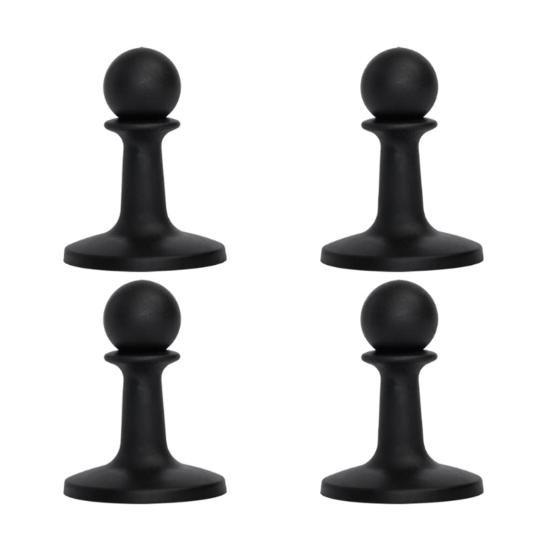 4 шт. Наконечник стойки для тента Защита от молний Колпачок для кемпинга Пешего туризма Навес Тент Укрытие Опорная стойка Наконечник Изоляционный Защитный Аксессуары