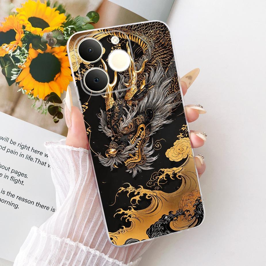 Чехол для Realme Note 70 Note70 T RMX5313 Милый Кот Расписной Чехол Мягкий Тонкий Чехол для Телефона Для Realme Note 70T Narzo 80 LIte 4G Fundas