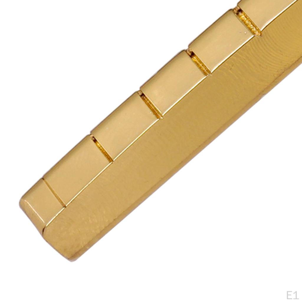 Латунная гайка 43 мм с прорезями для электрогитары