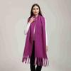 Hot-selling Popular Thickened Warm Scarf Xiyin Bold Long Tassel CM Large Size Shawl Women