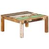 VidaXL Coffee Table 80 X 80 X 40 Cm Solid Reclaimed Wood