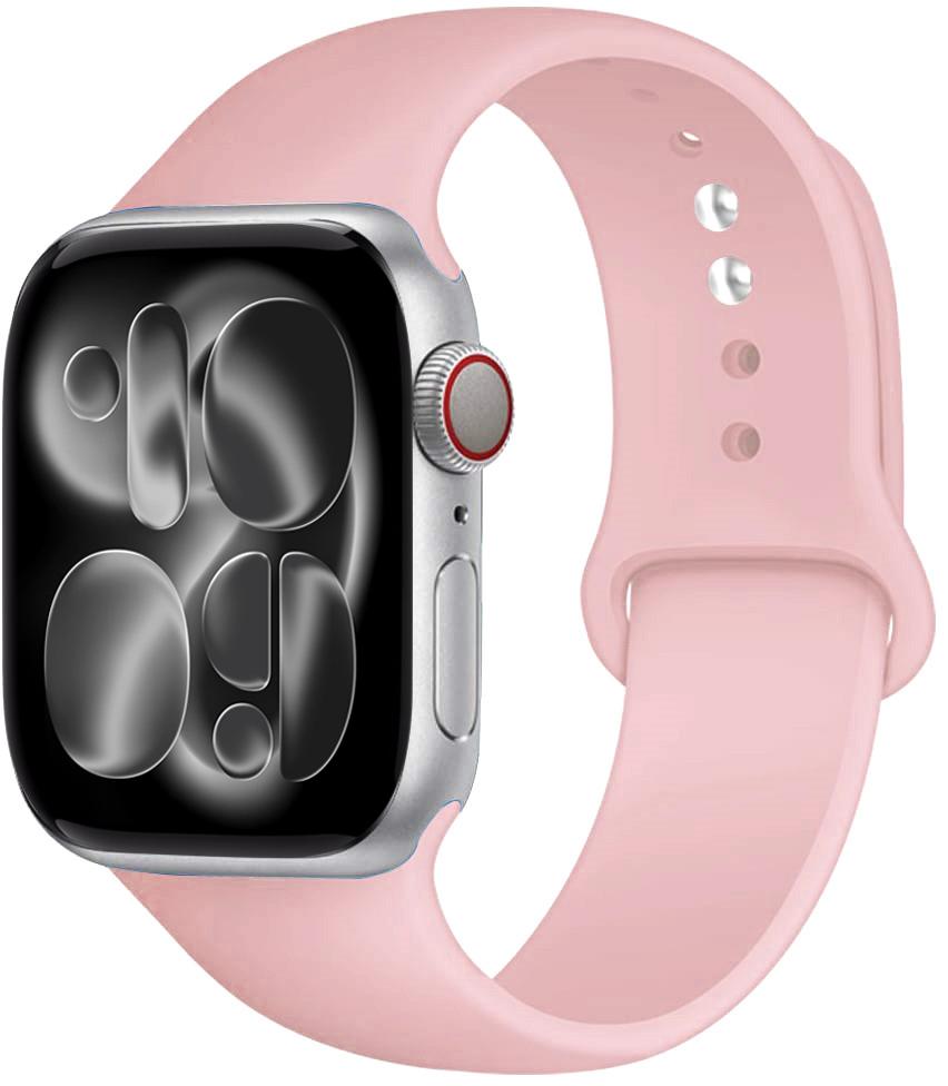 Силиконовый ремешок Для Apple Watch 11 band 44mm 40mm 49mm 45mm 41mm 38 46mm 42mm correa bracelet iWatch series 9 8 7 6 SE ultra 2 3