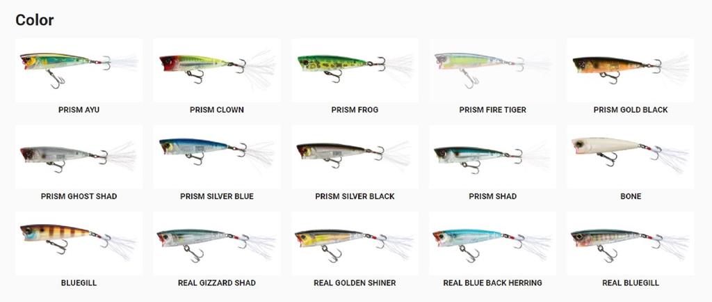 Yo Zuri Плавающая приманка Duel 3DB Popper 75 мм R1101-RBBH (2693)