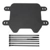Motorcycle Front Number Plate Matte Black Easy to Install License Plate Replacement for SUR‑RON Light Bee Light S X
