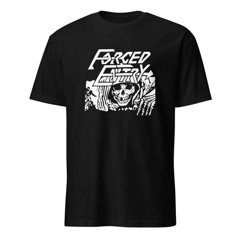 Retro Forced Entry Band Skull Cotton Black All Size T Shirt For Men CM221 Unisex T-Shirt
