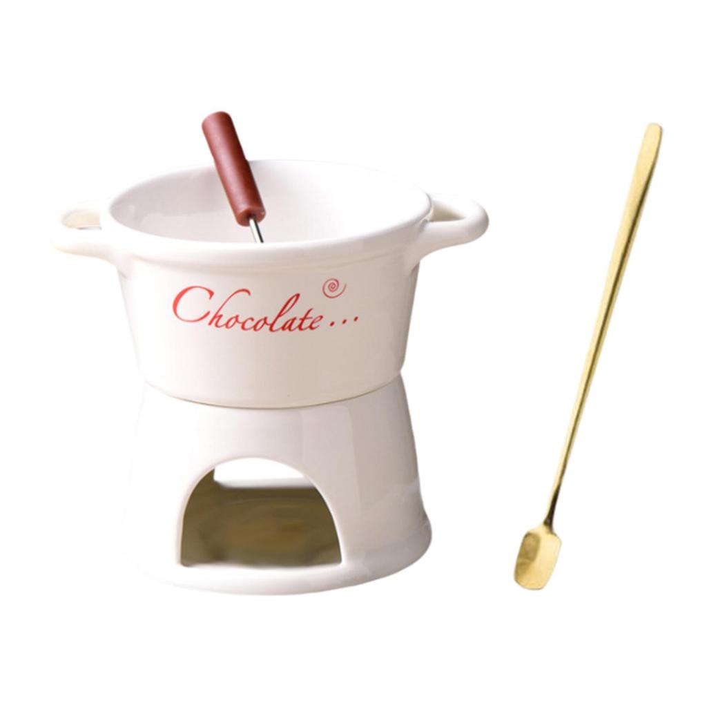 Кружка для фондю, горшок для плавления масла, посуда, конфеты, горячий горшок для ужина, свадьбы, кухни