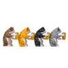 Handicraft Beer Cat Figures Cartoon Cat Statue Toy Funny Cat Center Console Ornaments  Home Decor