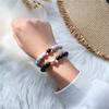 2Pcs/Set Natural Stone Beads Yoga Bracelet For Lovers Distance Magnet Couple Bracelets Friendship Jewelry