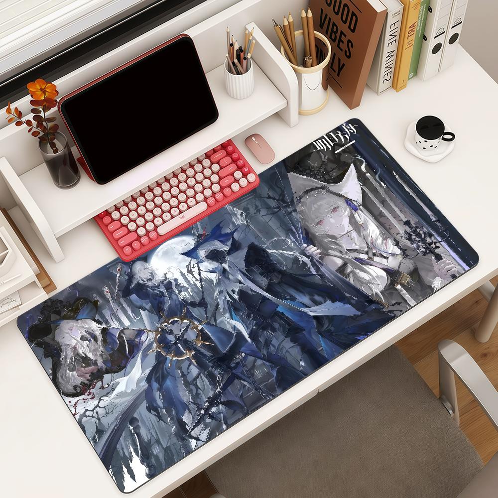 Game Aarknights Sspecte Mouse Pad Square Office Gaming Desk Mat Waterproof Nonslip Rubber Decorative