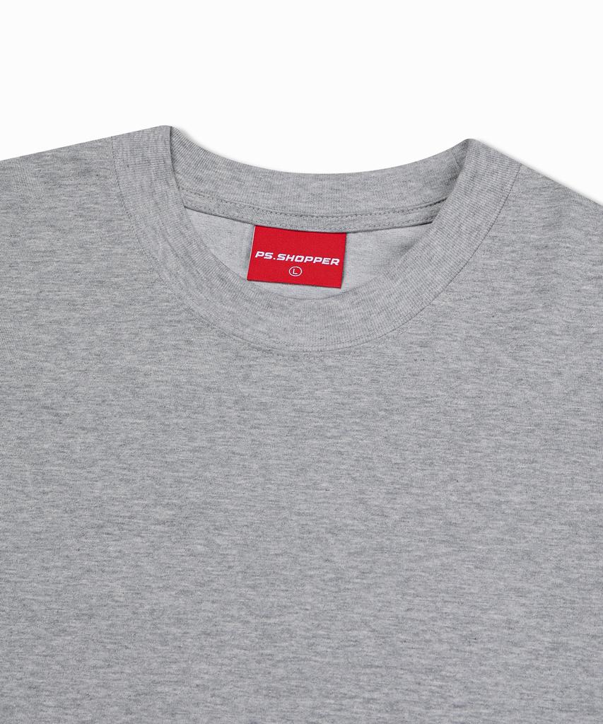 PSSHOPPER Basic Cool Skin Short Sleeve T-Shirt [Gray]