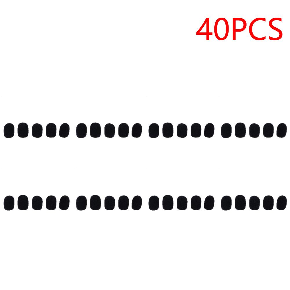 Soft Elastic Sponge Microphone Head Cover for Headset Collar Mic Headset Microphone Mic Cover