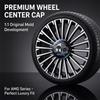 AABID1 4pcs 75mm Car Wheel Hub Center Caps Rim Cover Badge Emblem For Mercedes Benz C260 C200 C180 GLA/E/C Class E43 E260 E300 E320 E40