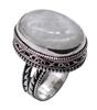 Moonstone Natural Gemstone Ethnic Antique Design Ring US Size-6.5 R 4445