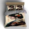 Elegant floral portrait. Bedding Duvet cover sets Duvet covers Pillowcases gifts (1 * Duvet Cover 2 * Pillowcases, without duvet insert)