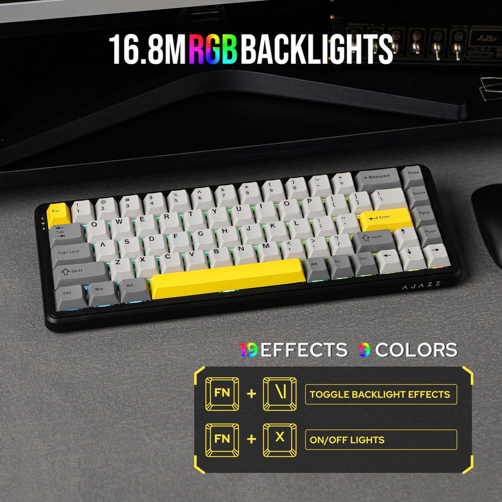 MechLands AJAZZ AK680 MAX Rapid Trigger Magnetic Wireless Gaming 8K Polling Hall Effect Mechanical Keyboard with RGB NKRO Technical Standards