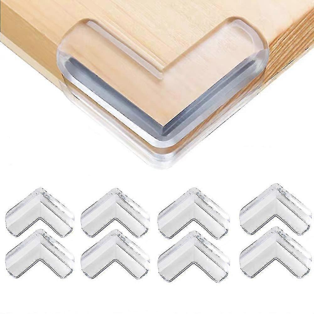 Soft Table Corner Protectors for Kids, 8 Pack Baby Proof Safety Corner Transparent Furniture Table Corner Protectors, Safety Corner Protectors for Kid