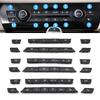 11/12/14pcs Dashboard Air Conditioner AC Button Heater Switch Cover For BMW 5 6 7 Series X5 X6 F10 F18 F06 F12 F01 F02 F15