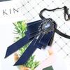 Rhinestone Black Rhinestone Ribbon Bowtie Ribbon Ribbon Bow Brooch  Business Formal Dress Shirt