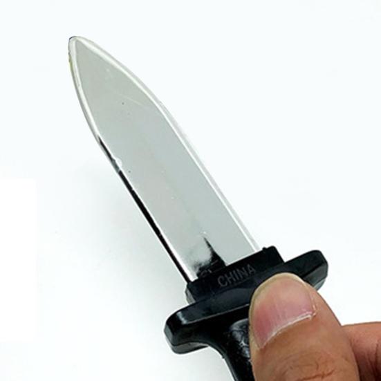 Имитационный резак Простой Реалистичный Интересный Веселый Трюк Подделка Противоскользящий Поддельный Шалость Телескопический Кинжал Игрушка Реквизит для Развлечений