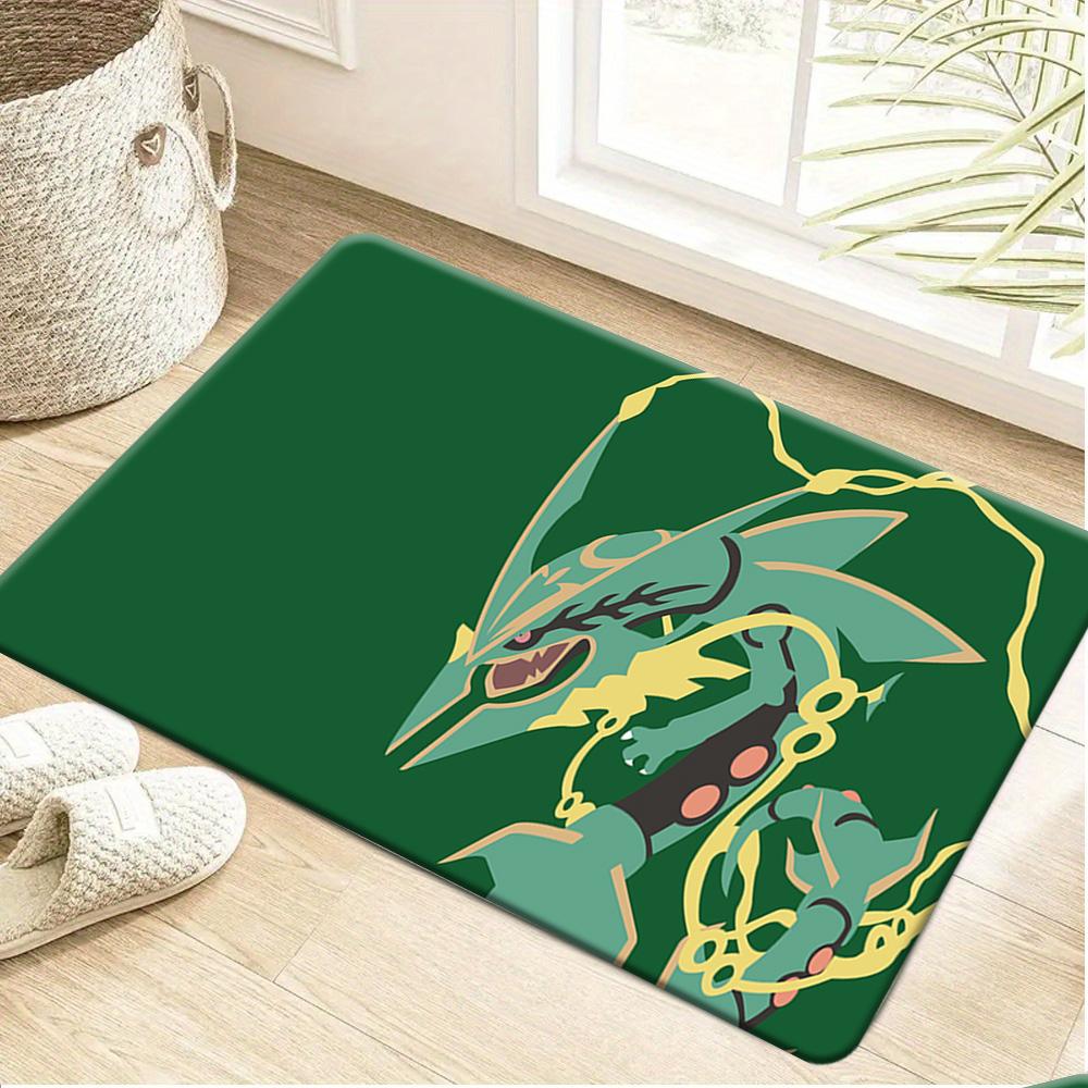 Pokemon Eeveelutions Cute Group Print Non-slip Doormat, Soft Absorbent Floor Rug for Home Decor