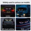 Hot-selling new, led eyes screen car wireless three-color display car rear window LED display demon's eye·