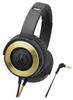 Портативные наушники Audio Technica SOLID BASS Heavy Bass Black Gold BGD ATH-WS550